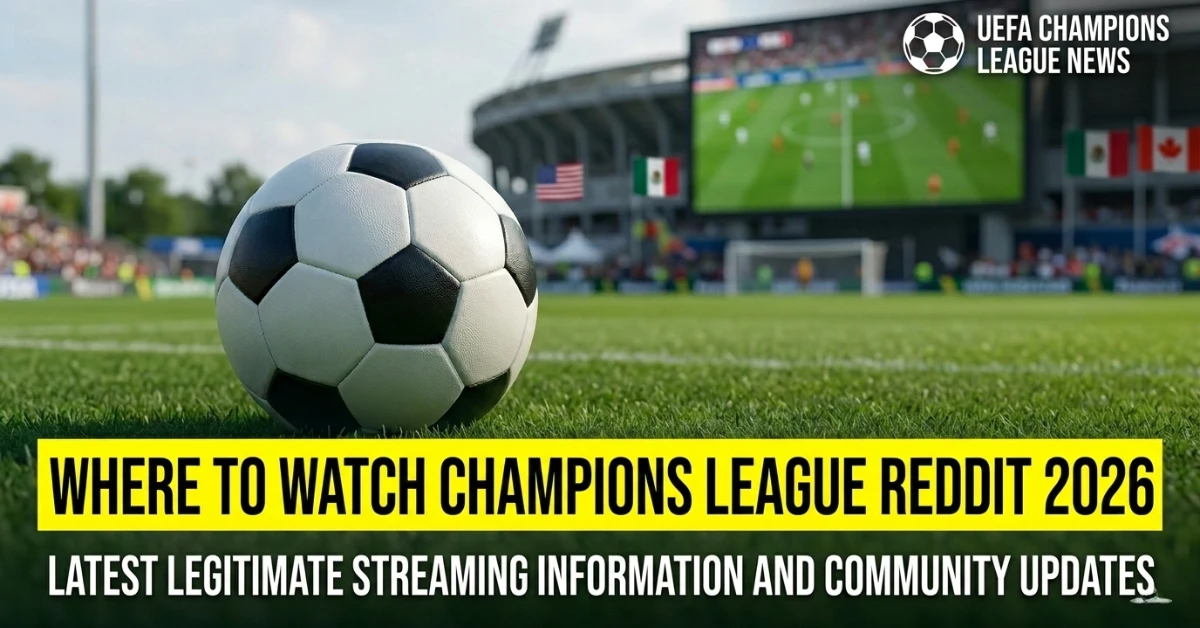 Where to Watch Champions League Reddit 2026