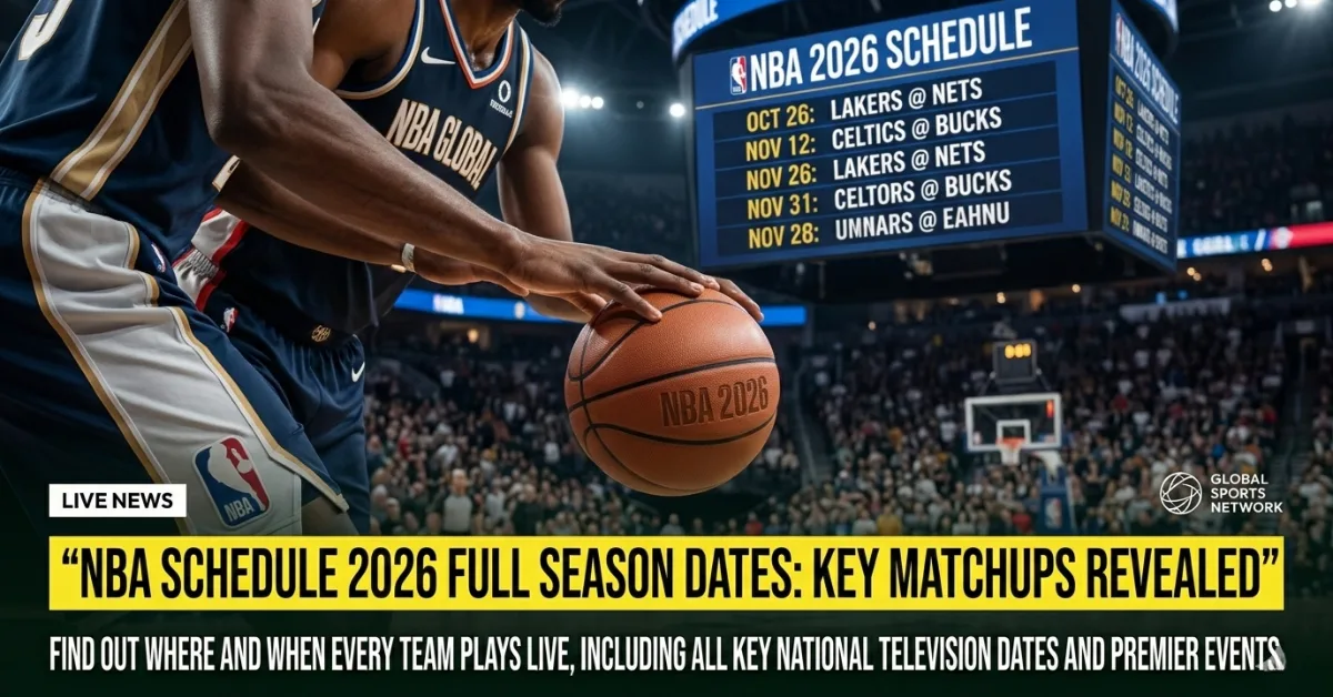 NBA Schedule 2026 Full Season Dates