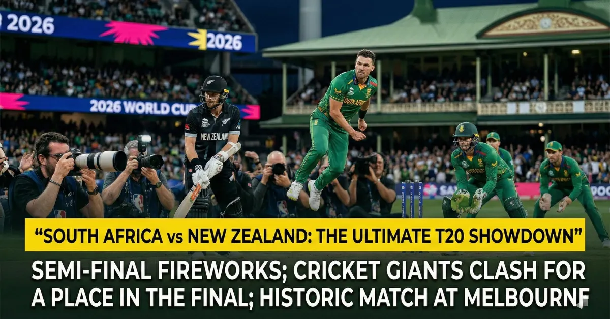 SA vs NZ Semi-Final — T20 World Cup 2026
