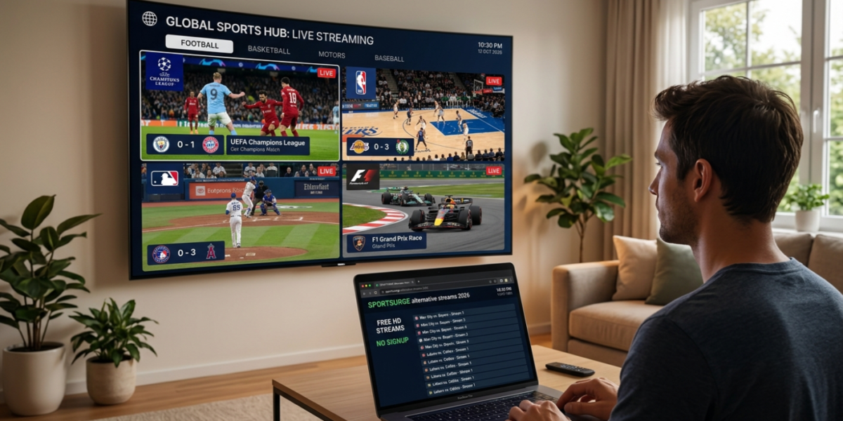 Best Free Live Sports Streaming Sites Like Sportsurge (2026)